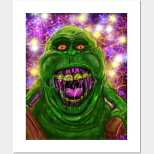 Slimer inside the Containment Unit. Posters and Art